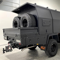 Isuzu NPS 2008+ Rear Winch Mount Cradle Carbon**