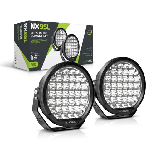 Noxsolis 9" Spot Light Pair FITTED