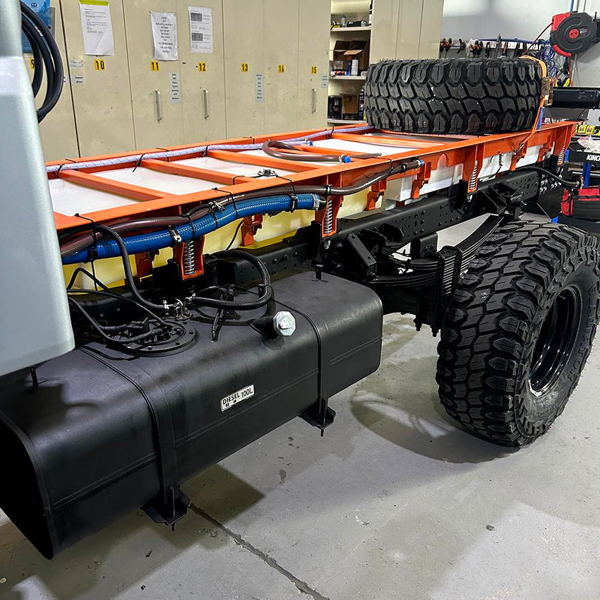 Fuso FGB71 Sc/Dc Kinetic Sub Frame 1X 200L Diesel 1 X 230L Water