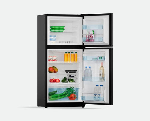 Bushman 190L Upright Fridge - 145L Fridge & 45L Freezer