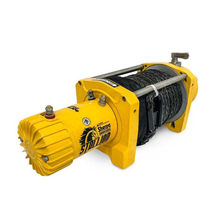 Sherpa Winch Unfitted 12V 25,000Lb 30M Synthetic Cable & Hawse**