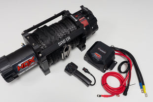 Saber HDX Winch Unfitted 24V 20,000Lb 12mm x 25m Synth